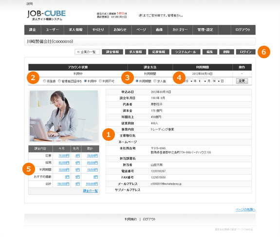 企業の詳細